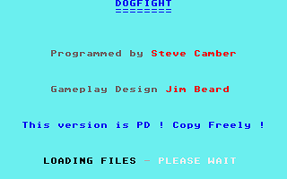 Dogfight atari screenshot